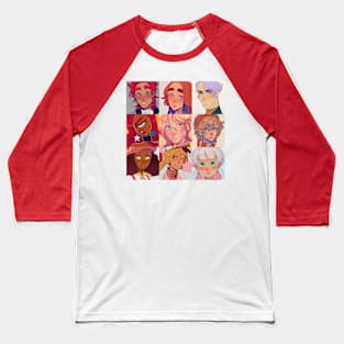 Faces Baseball T-Shirt